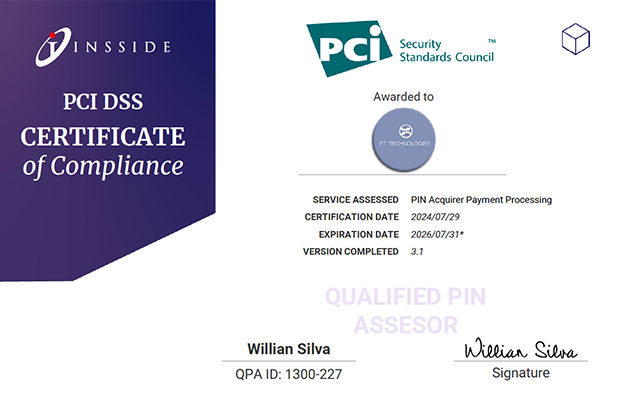 DSS PIN Certification